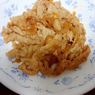 豚肉と玉葱の生姜焼き